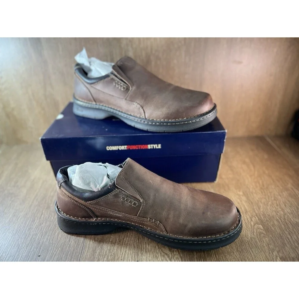 G.H. Bass & Co. Chatham Men's Tan Leather Slip-On Loafers 1097-261 Size 13